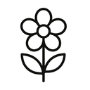 icon_health_flower_minimal_outline icon preview