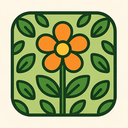 icon_health_flower_organic_pattern icon preview
