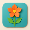 icon_health_flower_origami icon preview