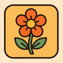 icon_health_flower_retro icon preview