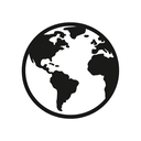 icon_health_globe_monochrome icon preview