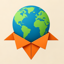 icon_health_globe_origami icon preview