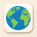 icon_health_globe_rounded icon preview