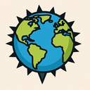 icon_health_globe_sharp_edges icon preview