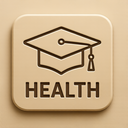icon_health_graduation_cap_embossed icon preview