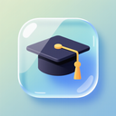 icon_health_graduation_cap_glassy icon preview