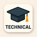 icon_health_graduation_cap_technical icon preview