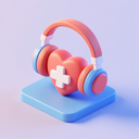 icon_health_headphones_3d_isometric icon preview