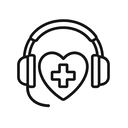 icon_health_headphones_minimal_outline icon preview