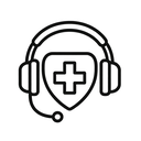 icon_health_headphones_monochrome icon preview