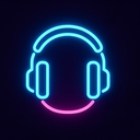 icon_health_headphones_neon icon preview