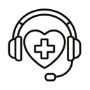 icon_health_headphones_outline icon preview