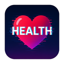 icon_health_heart_digital_glitch icon preview