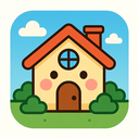 icon_health_house_cartoon icon preview