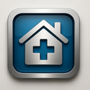 icon_health_house_metallic icon preview