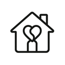 icon_health_house_minimal_outline icon preview