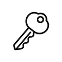 icon_health_key_minimal_outline icon preview