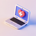 icon_health_laptop_3d_isometric icon preview