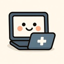 icon_health_laptop_cartoon icon preview
