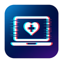 icon_health_laptop_digital_glitch icon preview