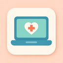 icon_health_laptop_flat_pastel icon preview