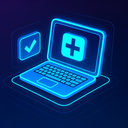 icon_health_laptop_futuristic icon preview