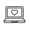 icon_health_laptop_line_art icon preview