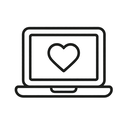 icon_health_laptop_minimal_outline icon preview