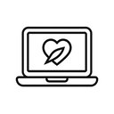 icon_health_laptop_monochrome icon preview