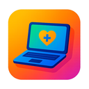 icon_health_laptop_vibrant_colors icon preview