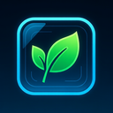 icon_health_leaf_futuristic icon preview