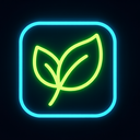 icon_health_leaf_neon icon preview