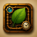 icon_health_leaf_steampunk icon preview