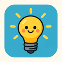 icon_health_light_bulb_cartoon icon preview