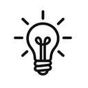 icon_health_light_bulb_monochrome icon preview