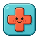 icon_health_medical_cross_cartoon icon preview