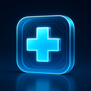 icon_health_medical_cross_futuristic icon preview