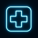 icon_health_medical_cross_neon icon preview