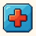 icon_health_medical_cross_pixel_art icon preview