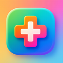 icon_health_medical_cross_vibrant_colors icon preview