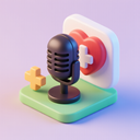 icon_health_microphone_3d_isometric icon preview