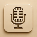 icon_health_microphone_embossed icon preview