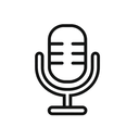 icon_health_microphone_line_art icon preview