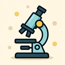 icon_health_microscope_cartoon icon preview