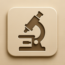 icon_health_microscope_embossed icon preview