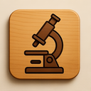 icon_health_microscope_wooden icon preview