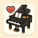 icon_health_piano_cartoon icon preview