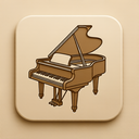 icon_health_piano_embossed icon preview