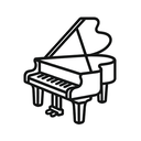 icon_health_piano_line_art icon preview