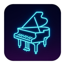 icon_health_piano_neon icon preview